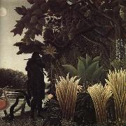 Henri Rousseau ormroparen oil on canvas